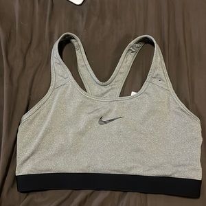 Nike grey sports bra